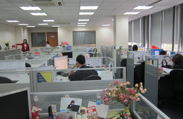 văn phòng làm việc truyền thống