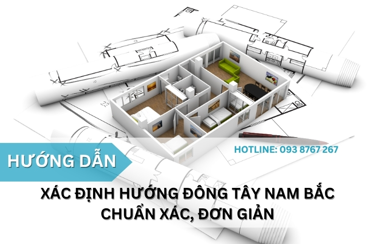 cách xác định hướng đông tây nam bắc