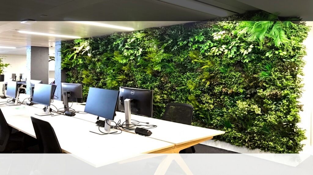 Green Wall - “ngôi sao” của thiết kế văn phòng xanh hiện đại. 