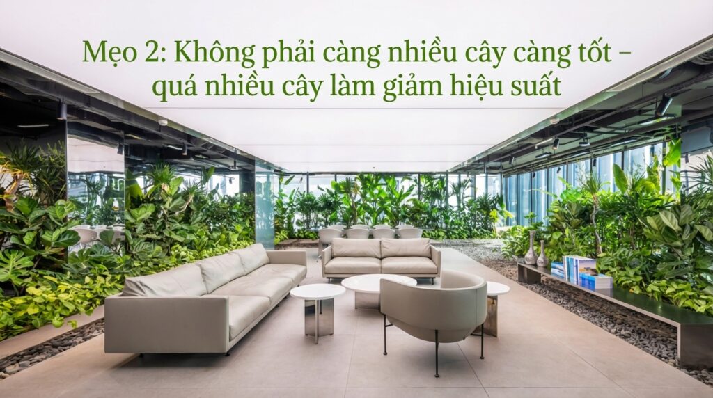Không phải càng nhiều cây là càng tốt