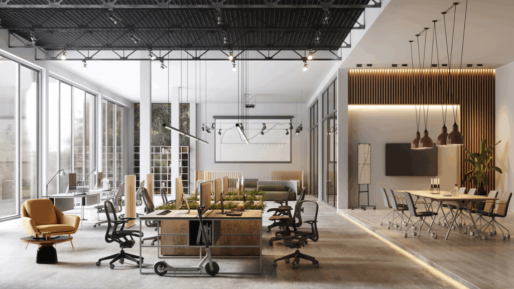 Ứng dụng phong cách Nhật Bản trong thiết kế văn phòng