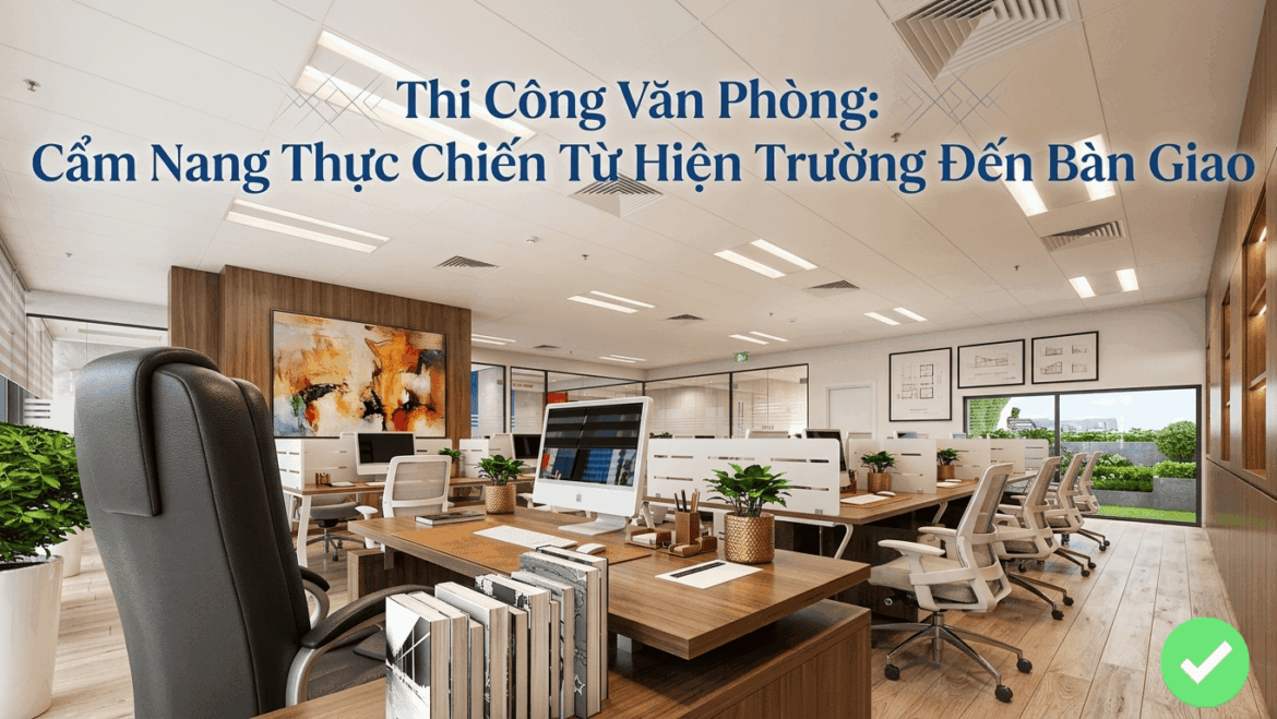 thi công văn phòng