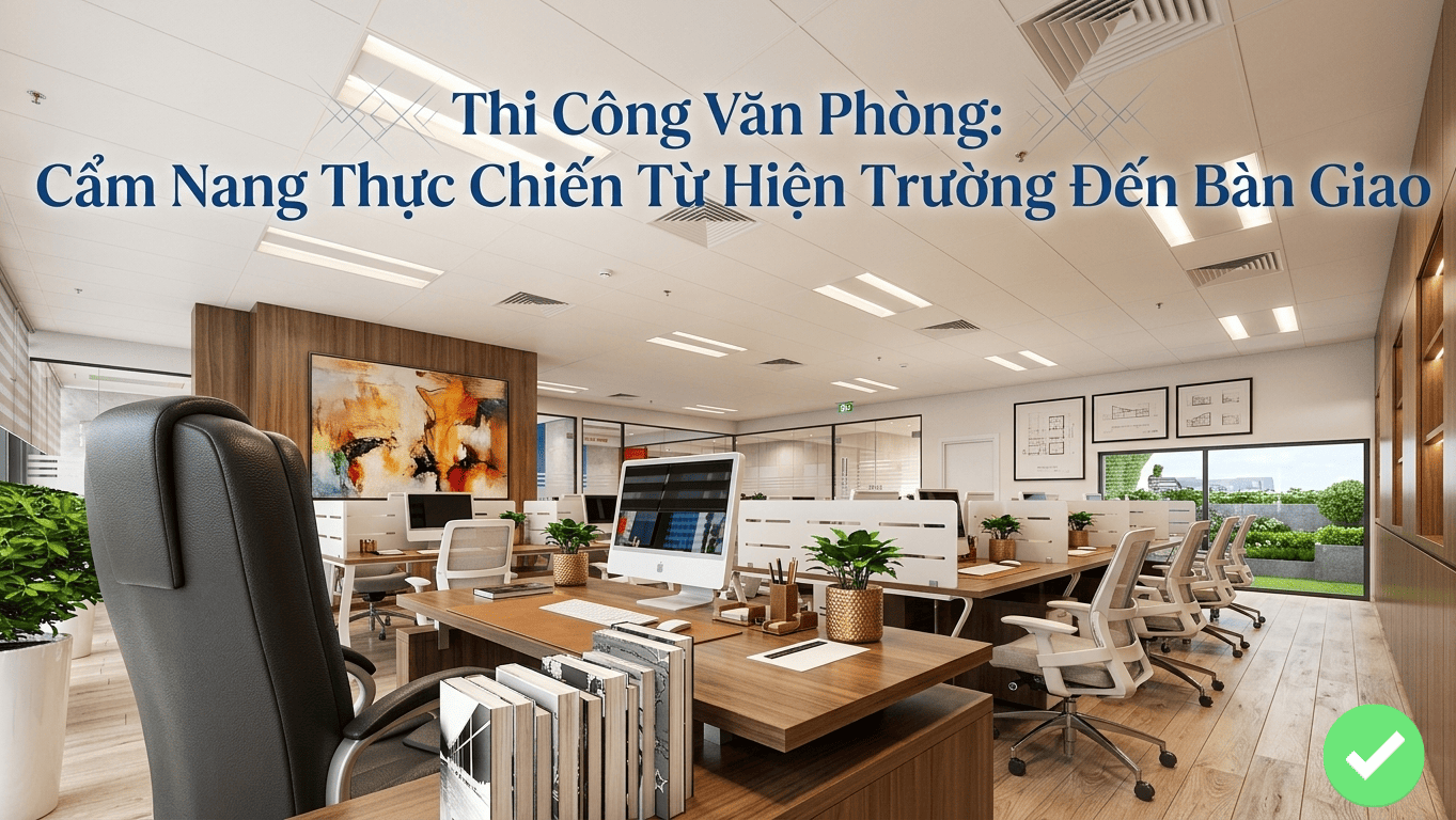 thi công văn phòng