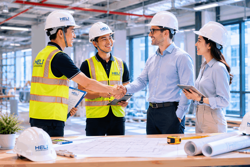 Ưu điểm của mô hình Thiết kế thi công văn phòng trọn gói Design and Build.